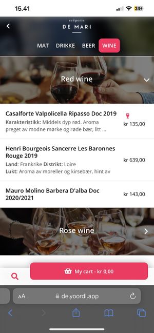   at Creperie de Mari in Oslo