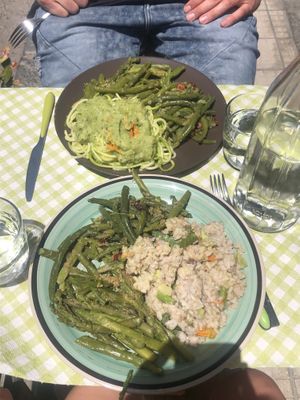 3 different dishes per portion  at Vegan e Veg in Messina