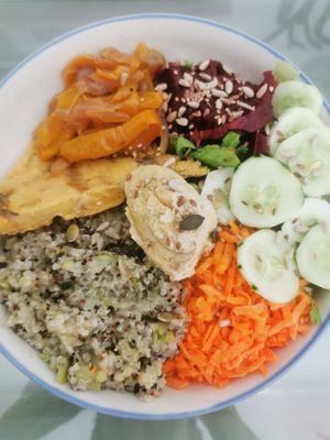 Vegan bowl at Vegan e Veg in Messina