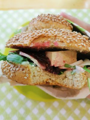 Brioche gourmet at Vegan e Veg in Messina