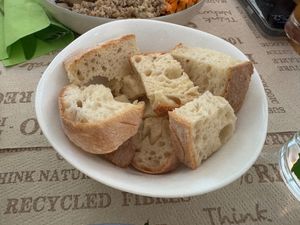 Bread at Vegan e Veg in Messina