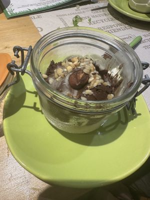 Chocolate mousse   at Vegan e Veg in Messina