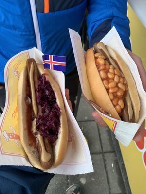Hotdogs vegan  at Akureyri Hot Dog Stand in Akureyri