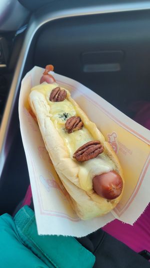 Vegetarian with bluecheese at Akureyri Hot Dog Stand in Akureyri