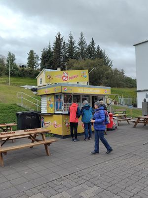 Stand at Akureyri Hot Dog Stand in Akureyri