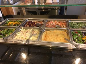 Another view of the lunch buffet at More Life Cafe in Jersey City