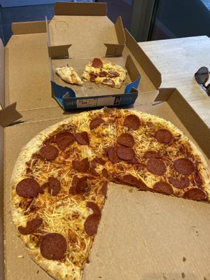   at Domino's Pizza in Bruges