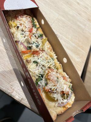 Vegan Spicy Sub 5€  at Domino's Pizza in Bruges