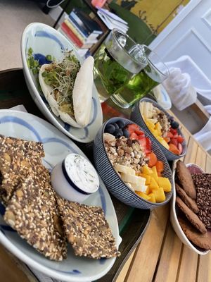 Breakfast. Too good at Vegan B&B Valkenbos in The Hague