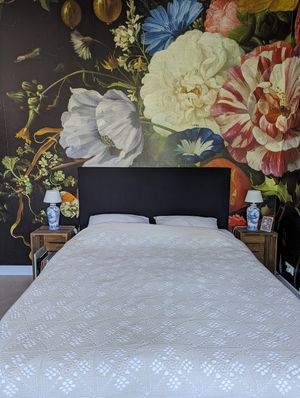 Flora room at Vegan B&B Valkenbos in The Hague