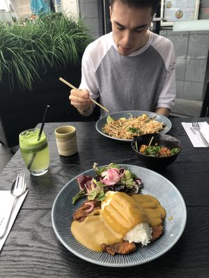 Vegatsu (other option contains meat ew) at Wagamama in Liverpool