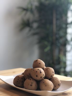 Chickpea cookie dough balls  at NU TO GO in Gateshead