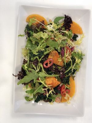 Roasted squash and chilli salad  at NU TO GO in Gateshead