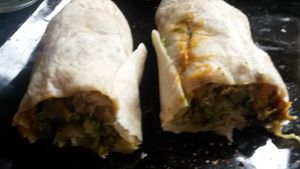 Falafel wrap at NU TO GO in Gateshead