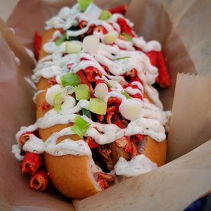 Fire on the Prairie at Wheat Street Dogs - Food Cart in Wichita