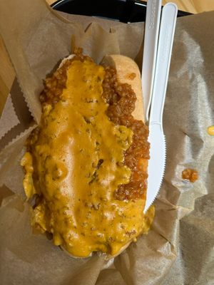 Chili Dog at Wheat Street Dogs - Food Cart in Wichita