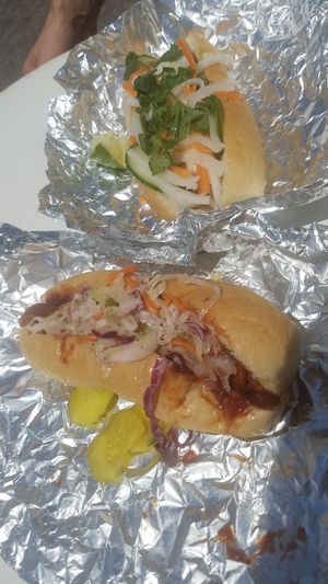 Deliciously vegan! at Wheat Street Dogs - Food Cart in Wichita