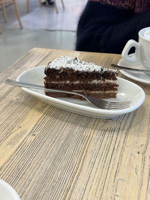 Torta al cioccolato e cocco  at Contrà del Sole in Bassano Del Grappa