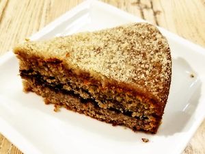 Vegan buckwheat cake at Contrà del Sole in Bassano Del Grappa