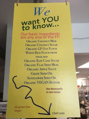 Only the best ingredients are used in Chef Linda's pastries. at Way Beyond Cake Bakery in Lakewood