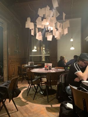 Indoors at Ellis Gourmet Burger in Bruges