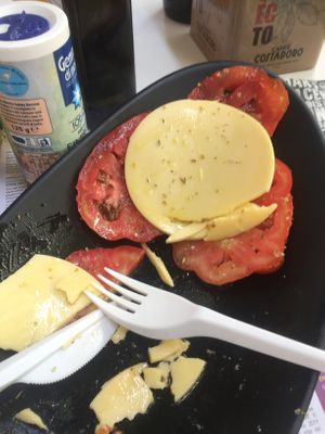 the cutlery  at Wellness Fruit Bar in Asti