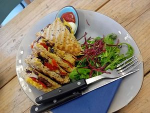 Bacon toast at Quench in The Hague