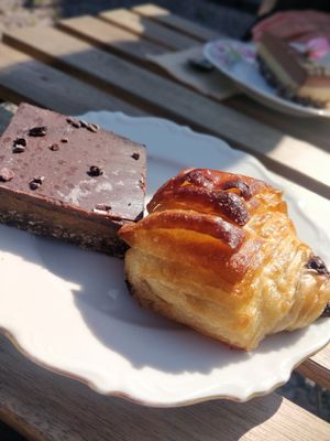 Some desserts at Open New Doors in Mjolby