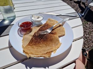 Pancakes at Open New Doors in Mjolby