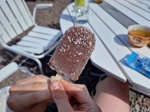 Lily & Hanna's ice cream at Open New Doors in Mjolby