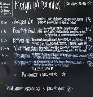 Menü September 2023 at Open New Doors in Mjolby