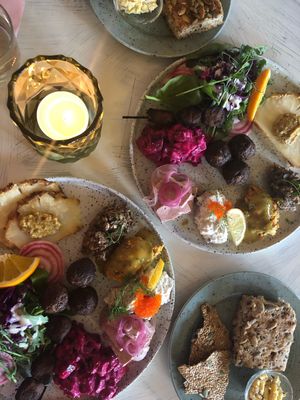Vegan christmas platter! Delicious!  at Open New Doors in Mjolby