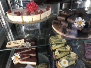 Delicious desserts at Open New Doors in Mjolby
