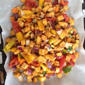 Mix seasonal vegetables at Feudi 1165 in Sabaudia