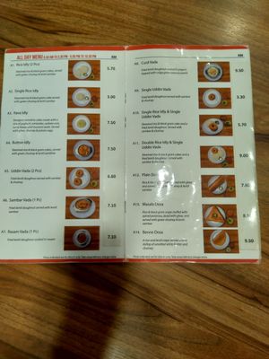 Bit if the menu part 2 at MTR Malaysia in Kuala Lumpur