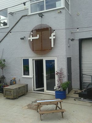 Outside at Thought Foundation in Birtley