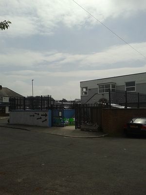 Outside Thought Foundation at Thought Foundation in Birtley