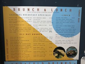 Menu  at Hive Coffee Company in Jarrow