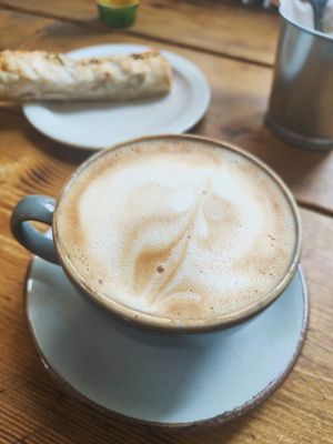 Oat milk latte 😋☕ at Hive Coffee Company in Jarrow
