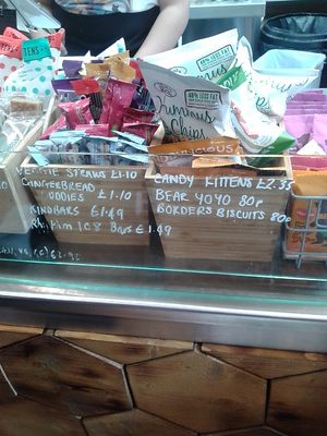 Snacks and sweets at Hive Coffee Company in Jarrow