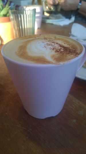Gingerbread latte at Hive Coffee Company in Jarrow