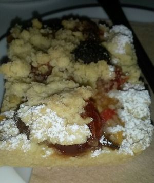 Apricot and raspberry shortbread at Hive Coffee Company in Jarrow