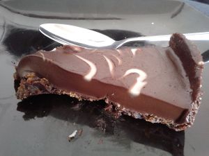 Chocolate and coconut torte at Prince of Wales in Jarrow