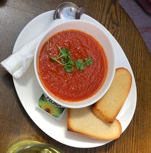 Vegan soup  at Baydale Beck Inn in Darlington