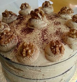 Cake (from social media) at The Tasty Vegan Food Company in Sunderland