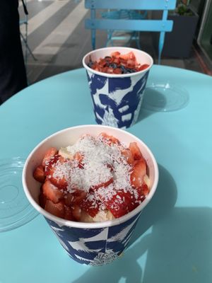   at Backyard Bowls in Santa Monica