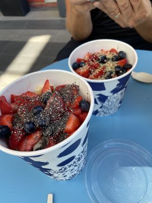   at Backyard Bowls in Santa Monica