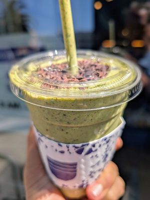 mint chip mantra $12 at Backyard Bowls in Santa Monica