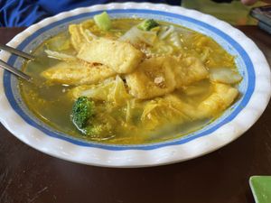 Lemongrass pho  at Hanh Phuc - Vegetarian Restaurant in Surry Hills