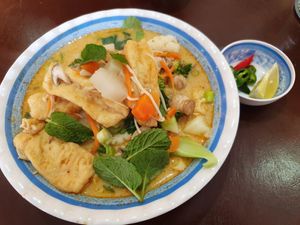 Laksa Pho at Hanh Phuc - Vegetarian Restaurant in Surry Hills